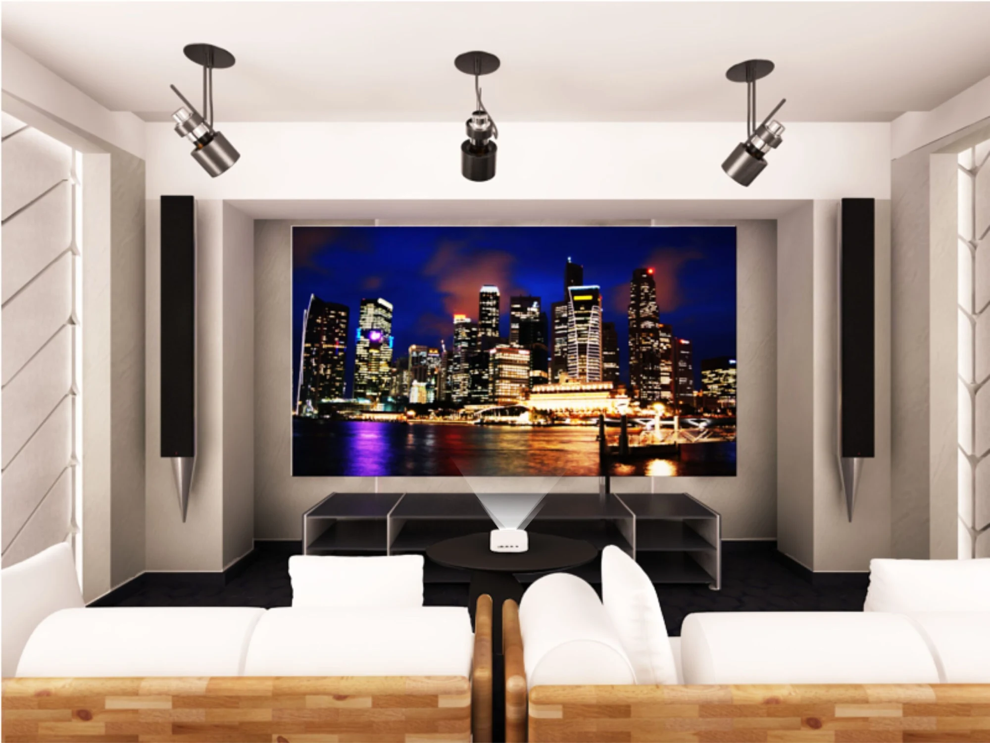 projector in a room